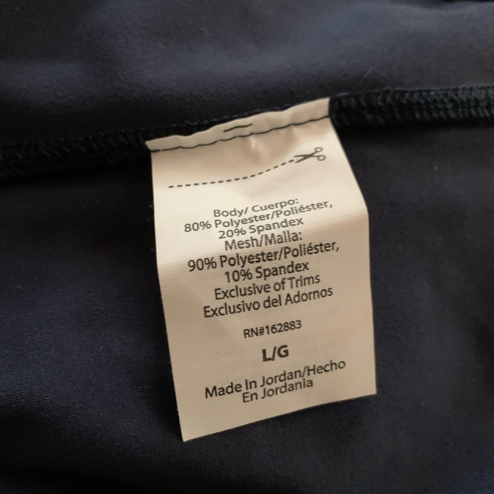 NWT Women's Nautica Competition Crop Top w / Built In Bra - Picture 10 of 10